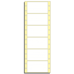 Tabelační etikety 89 x 48,8 mm, 1 řada