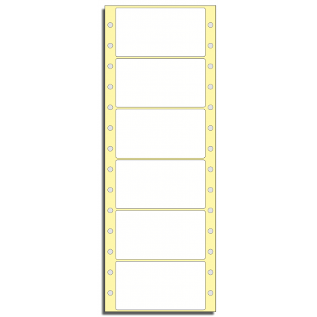 Tabelační etikety 89 x 48,8 mm, 1 řada