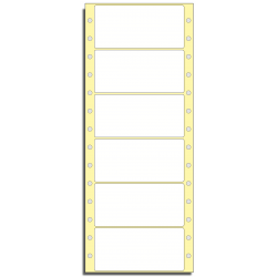 Tabelační etikety 101,6 x 48,8 mm, 1 řada