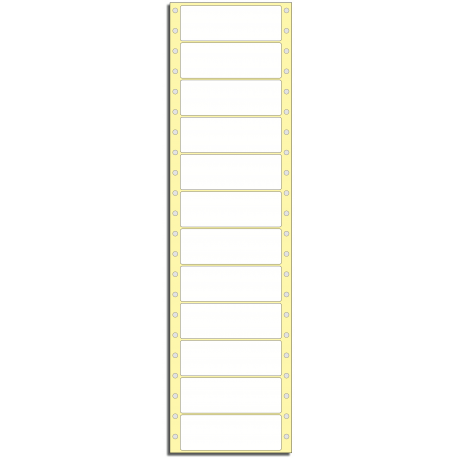 Tabelační etikety 101,6 x 36,5 mm, 1 řada